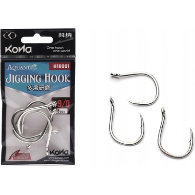 Aquantic Kona H18001 TN Jigging Hook vel.13 3 ks