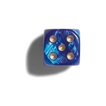 Philos perleťové hracie kocky 12mm modrá 36ks