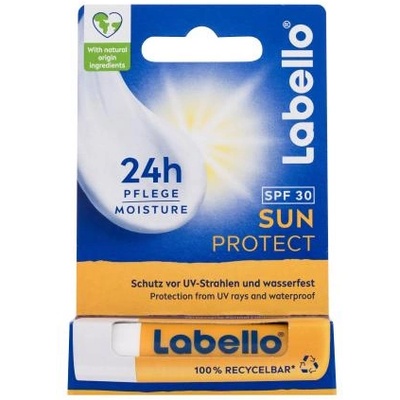 Labello Sun Protect 24h Moisture Lip Balm SPF30 водоустойчив балсам за хидратация и защита на устните от слънцето 4.8 гр