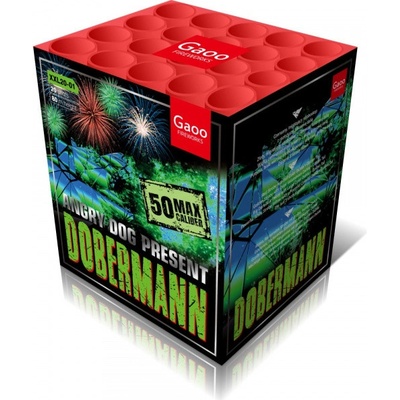 Gaoo Fireworks Ohňostroj DOBERMANN baterie 25 ran XXL20-01