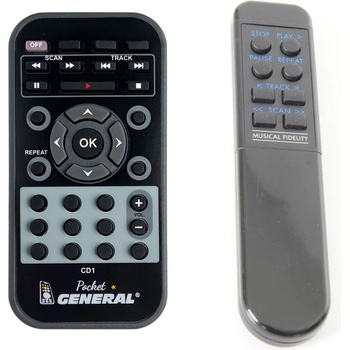 GENERAL Musical Fidelity CD1 - дистанционно управление дубликат (CD1)