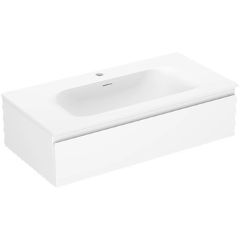 Mexen Orio шкаф за баня 90 см с мивка Vela, 1 чекмедже, бял мат - 91A10-09023-1-BF01-W23M01 (91A10-09023-1-BF01-W23M01)