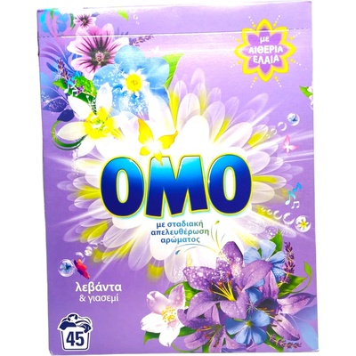 OMO прах за универсално пране, Лавандула, 45 пранета, 2.520кг