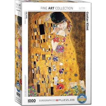 Image 1 of EUROGRAPHICS - Puzzle Klimt: Kiss III - 1 000 piese