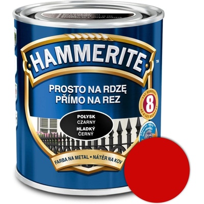 AkzoNobel Hammerite přímo na rez hladký červený 0,25l