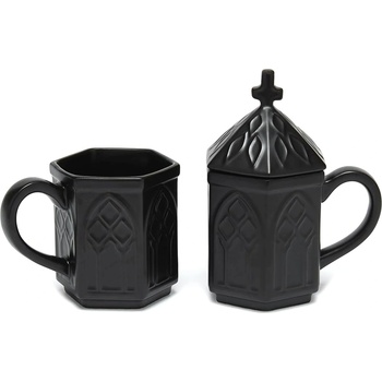 KILLSTAR чаша (комплект от 2 бр. ) KILLSTAR - Cathedra Stacking - Black - KSRA012169