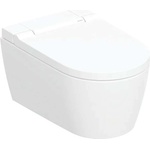 Geberit AquaClean - Електронно биде Sela с керамика, окачено, TurboFlush, SoftClosing, KeraTect, бяло 146.220. 11.1 (146.220.11.1)