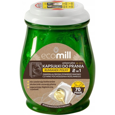 Ecomill kapsule na pranie univerzál konopný extrakt 70 ks