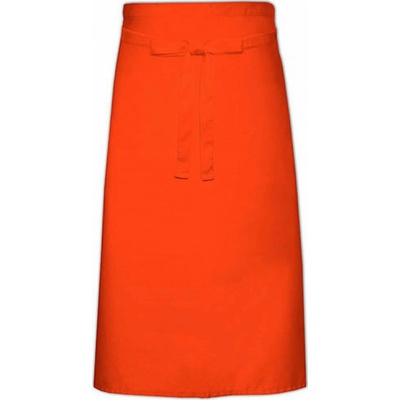 Link Kitchen Wear Kuchařská zástěra ke kolenům 70 x 140 cm Oranžová, 70 x 140 cm X70140