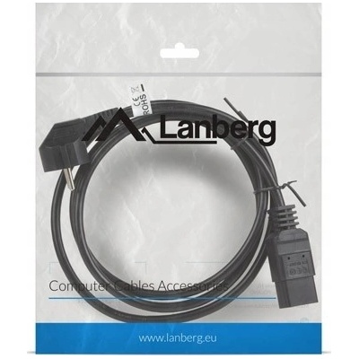 Lanberg Schuko - C19 1,8m CA-C19C-10CC-0018-BK