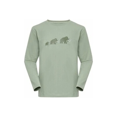 Mammut Core Longsleeve Kids Logo zelená