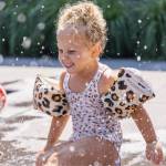 Swim Essentials : Надуваеми детски ръкавели (размер по избор) "Beige Leopard (SWE-2020SE57)