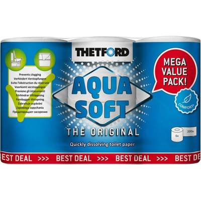 Thetford AQUA-SOFT toaletný papier balenie 6 kotúčov