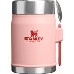 STANLEY Термос за храна от неръждаема стомана в прасковен цвят 400 ml Legendary Food Jar + Spork Peach Rose - Stanley (100000115972)