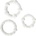 Seven Creations Sevencreations Stay Hard Transparent бели пенис пръстени 3 броя