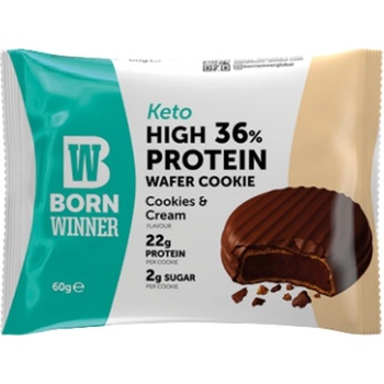 Born Winner Keto 36% High Protein Wafer Cookie [60 грама] Бисквити с крем