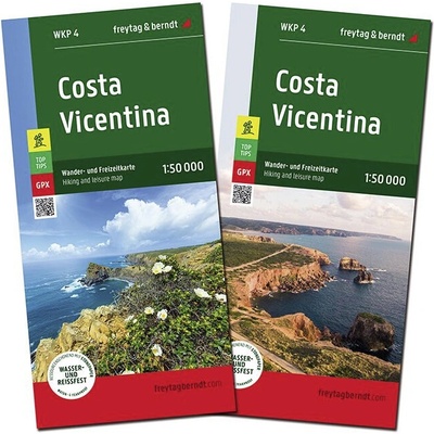 Costa Vicentina Hiking and Leisure Map 1:50,000