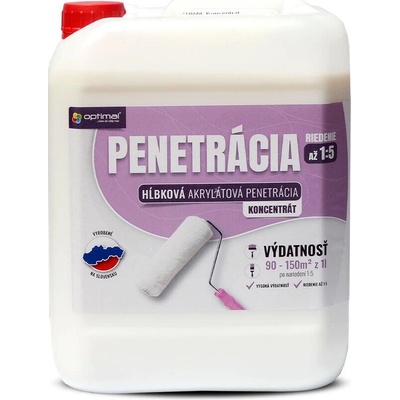 Optimal Penetrácia Akrylátová 5l Hĺbková 1:3-1:5 Koncentrát