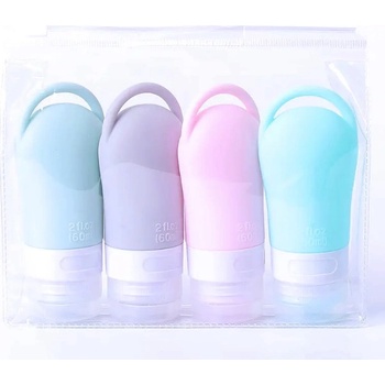 MXM Silikonové cestovní lahvičky 4x 90ml