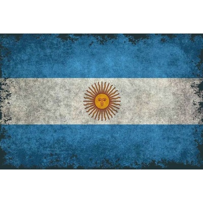 Ceduľa Argentina vlajka