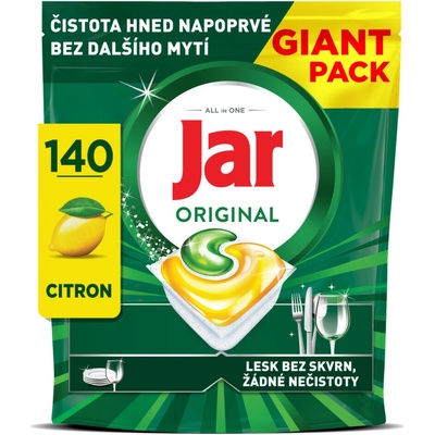 Jar Original Lemon kapsle do myčky 140 ks – Zboží Mobilmania