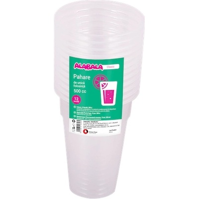 Téglik PH 0 5L jednorazový číry 12 x ALABALA