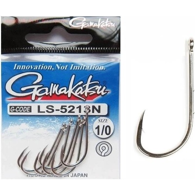 GAMAKATSU LS-5213N New Label Hooks Nickel vel.1 7 ks