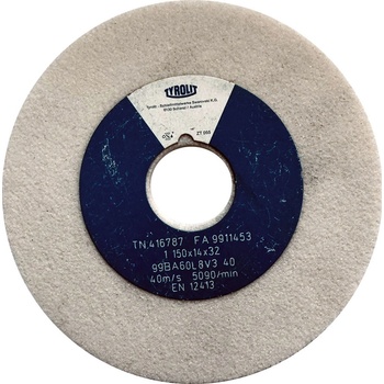 Tyrolit Brusný kotouč plochý 150 x 14 x 32 mm 99BA60L8V40 T416787