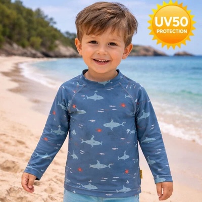 Fresk: Детска блуза с UV50 защита Shark (FR-SW2518-84-62)