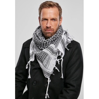 Brandit Шал в бяло и черно Brandit Shemag Scarf white/black BD7009 SALE - , размер one size