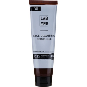 Labor8 Hemp Гел-скраб за лице с конопено масло, 125 ml