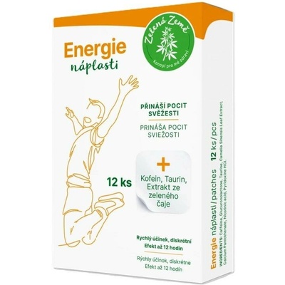 Zelená Země Náplasti na energii - 12 ks
