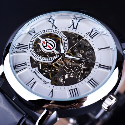 Forsining Часовник gs-2612 - Бял / Сребърен kp2612 (gs-2612)