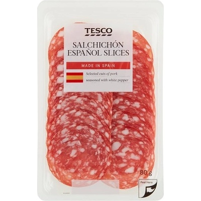 Tesco Saláma Salchichón 80 g