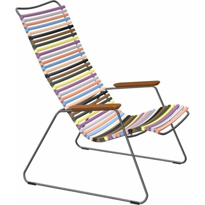 HOUE Click Pestrobarevné plastové zahradní lounge křeslo