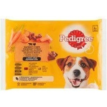 Pedigree Adult kura hovädzina morka hovädzina s jahňacím v šťave 40 x 100 g