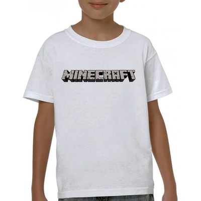 Roly Бяла детска тениска - Minecraft