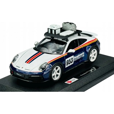 Bburago Racing Porsche 911 Dakar Blue 953 Roughroads 1:24