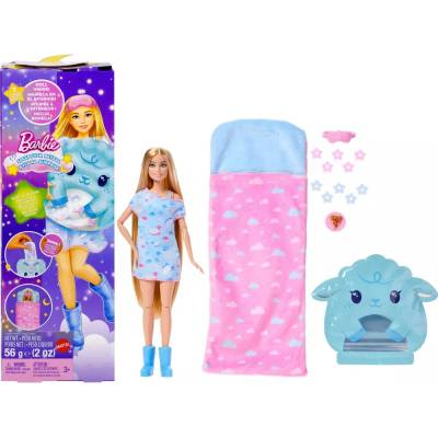 Mattel Barbie Reveal v pyžamu modrá