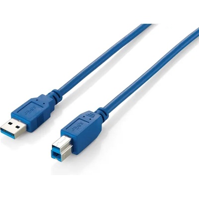 Equip Кабел за оборудване - 128292 (usb3.0, a-b кабел, мъжки/женски, двойно екраниран, 1, 8 м) (128292)