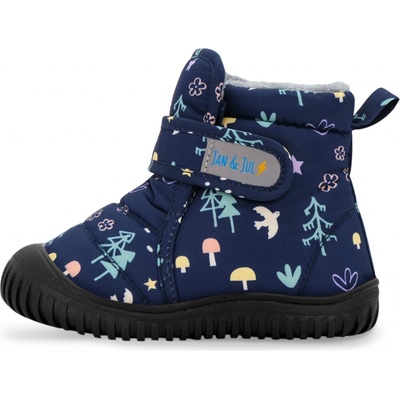 Jan & Jul Jan and Jul Toasty-Dry Booties Navy Forest
