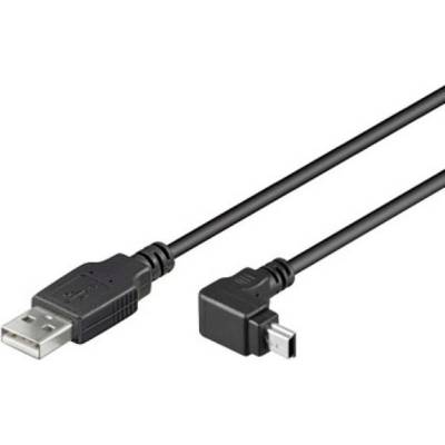 Techly ICOC-MUSB-AA-018ANG USB USB 2.0 USB-A zástrčka USB-Mini-A zástrčka 1,8m černý