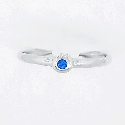 Čištín Stříbrný prsten spinel zirkon T 1523