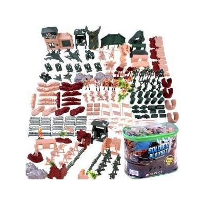 Jokomisiada Large military base Toy soldiers set 200 pieces ZA4364