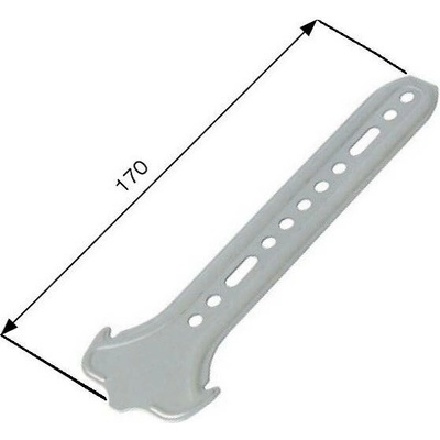Krokvový závěs Koelner 170 mm zaoblený