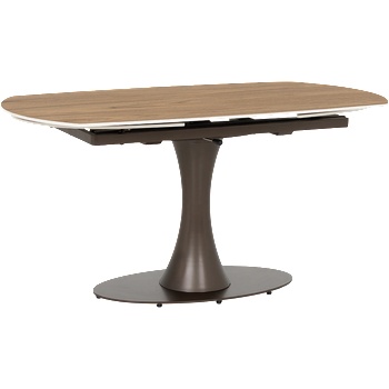 Carmen Разтегателна трапезна маса carlos - тъмен орех