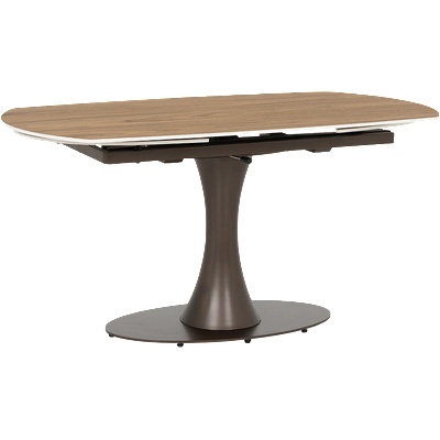 Carmen Разтегателна трапезна маса carlos - тъмен орех