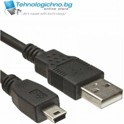 DeTech Кабел DeTech USB - Mini USB 1.5m (18071)