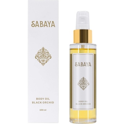 Sabaya Tělový olej Černá orchidej, 100 ml