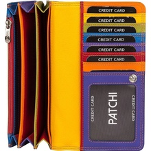 Patchi dámská kožená RFID 3001020.61.55 červená / multicolor